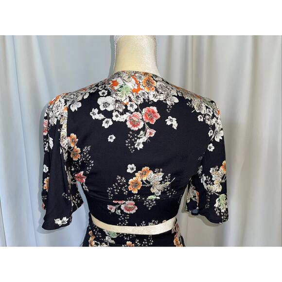 Free People ‘Wildwood’ Floral Crop Top & Maxi Skirt Set Size 0 - Picture 13 of 16